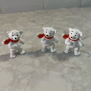 Vintage Ida Bohatta set of three polar bear figures hand painted West Germany
